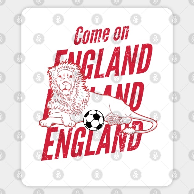 England Soccer Football Fan Sticker by atomguy